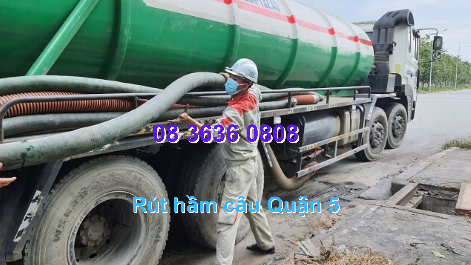 rút hầm cầu quận 5 không đục phá